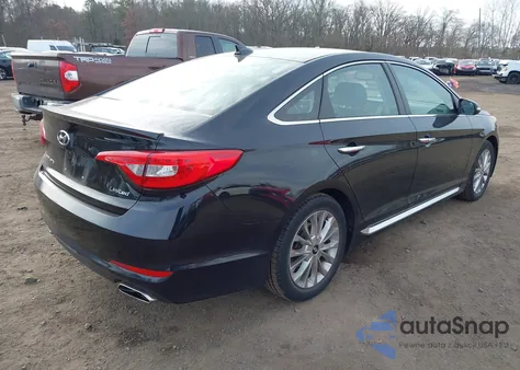 2015 Hyundai Sonata Limited z USA, uszkodzony, nr VIN 5NPE34AF2FH021791